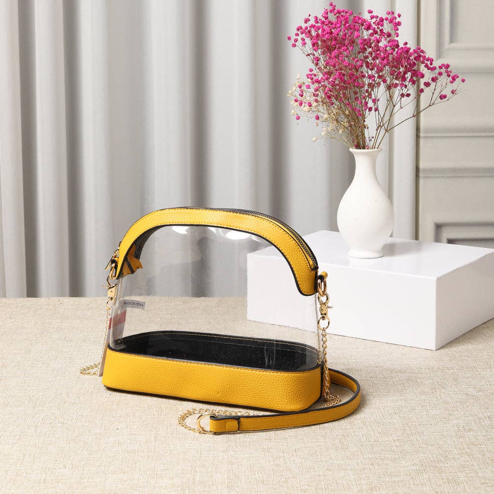 TG10434 Sienna Dome Clear Handbag