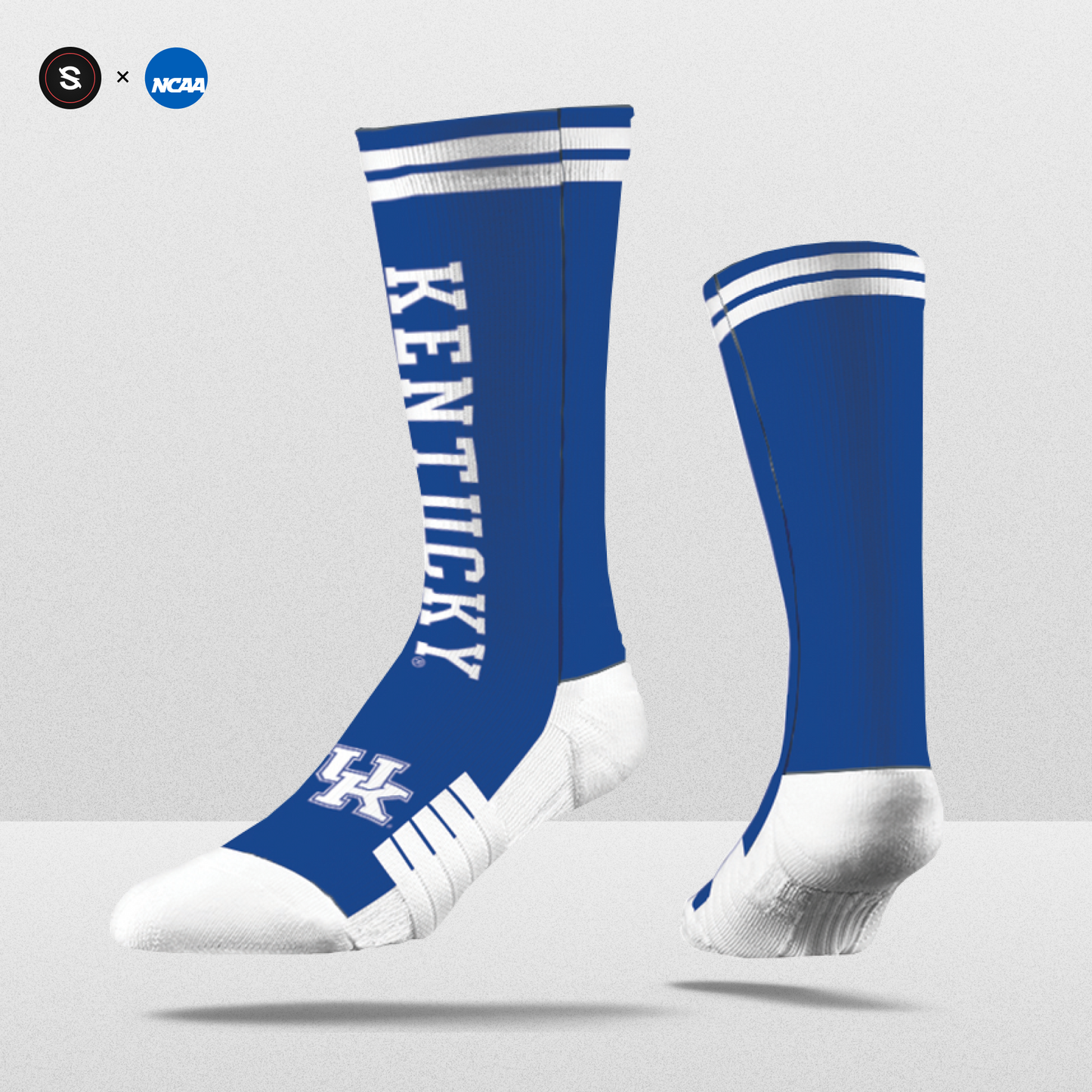 NCAA Script Crew Socks