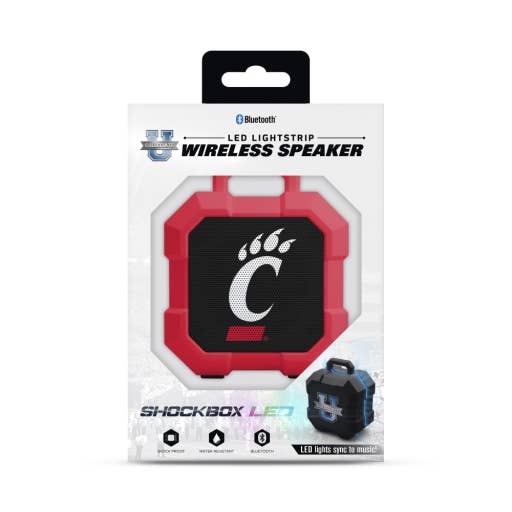 NCAA Cincinnati Bearcats Shockbox Wireless Speaker