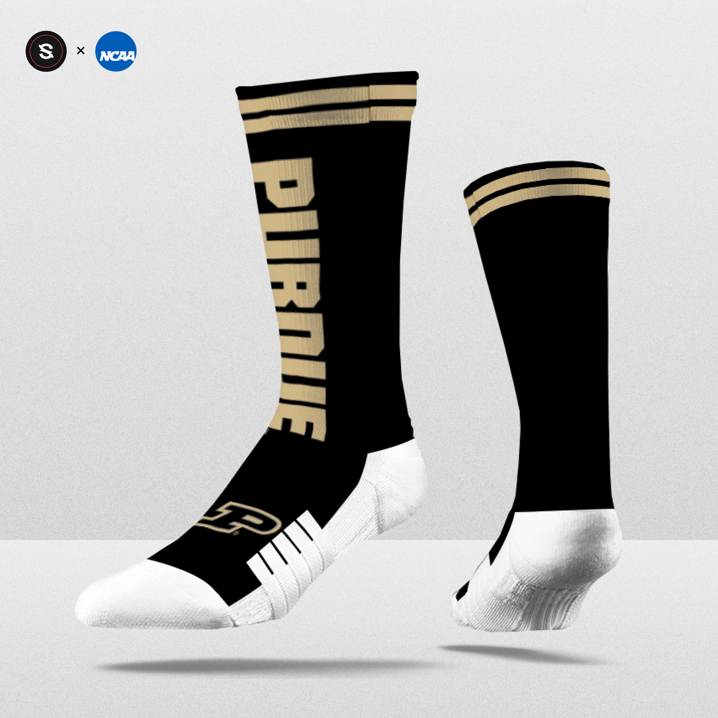 NCAA Script Crew Socks