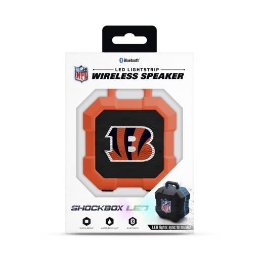 NFL Cincinnati Bengals Shockbox Wireless Speaker