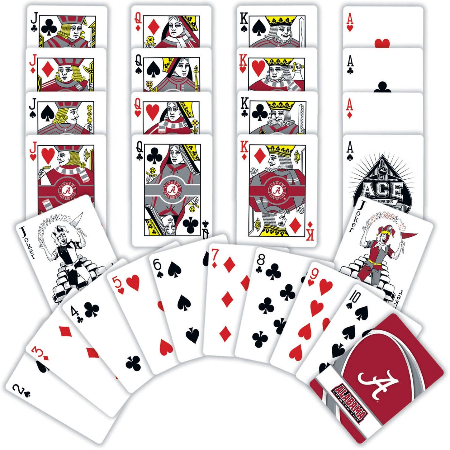 Alabama Crimson Tide Playing Cards