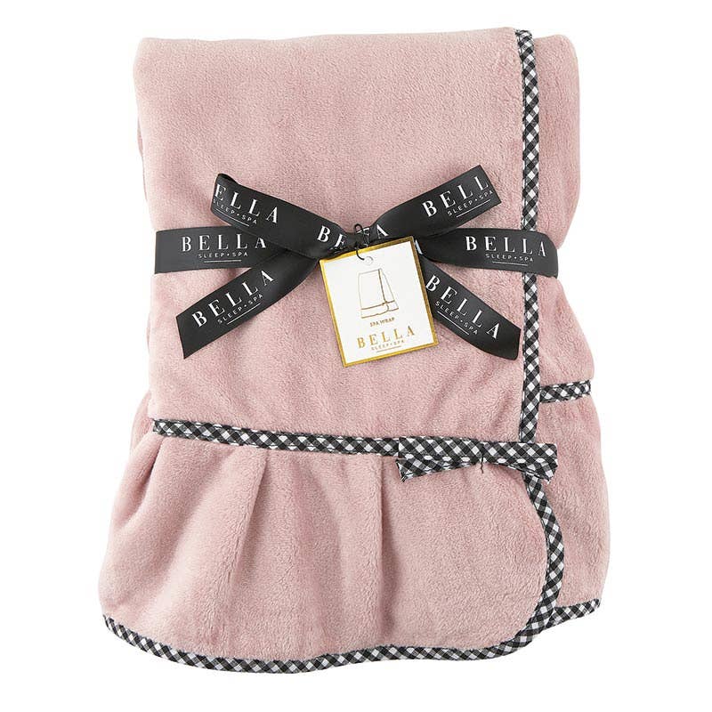 Plush Spa Wrap - Dusty Rose