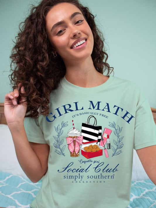 Simply Southern "Girl Math" Tee Shirt