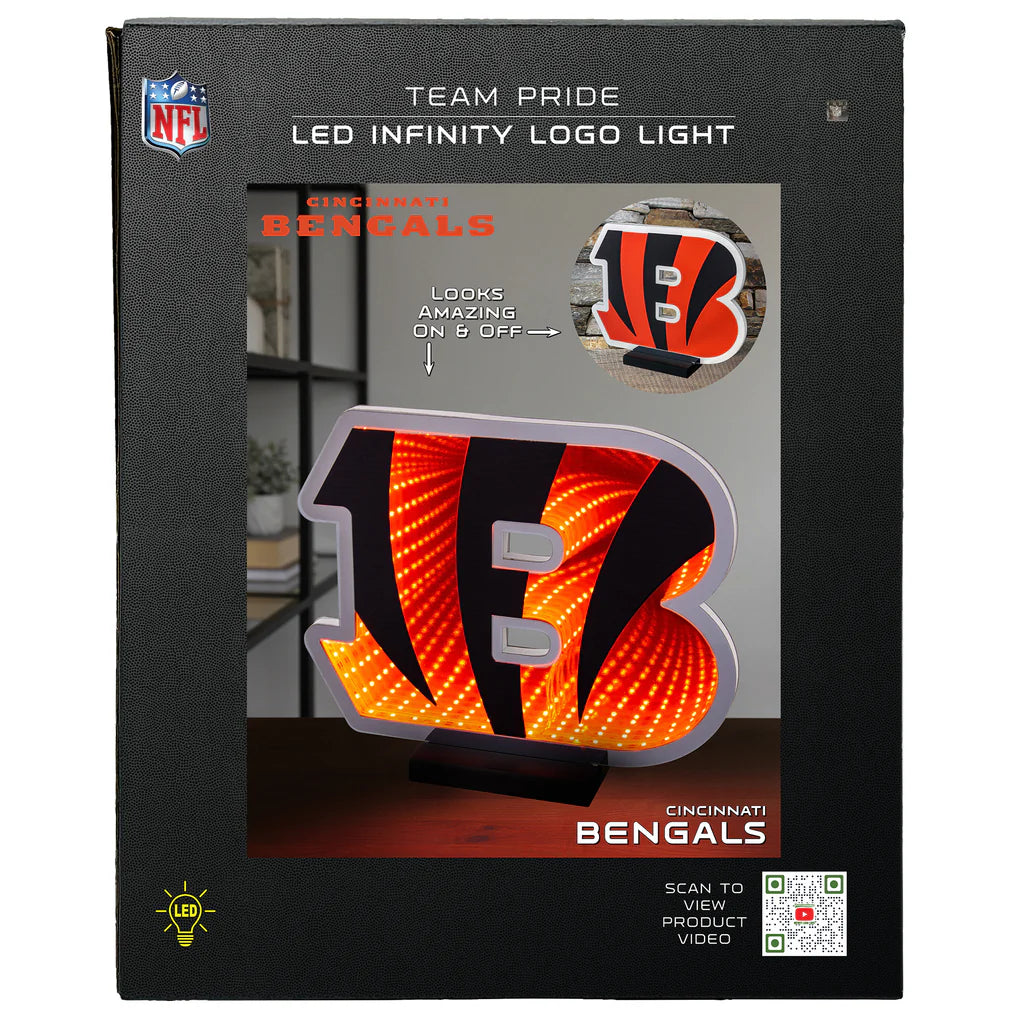 CINCINNATI BENGALS
LED INFINITY LOGO LIGHT