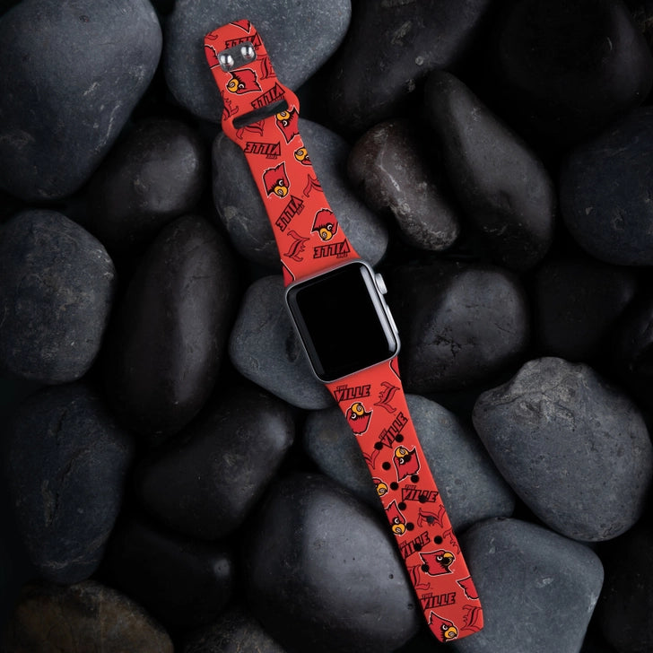 Louisville Cardinals HD Logo Apple Watch Band