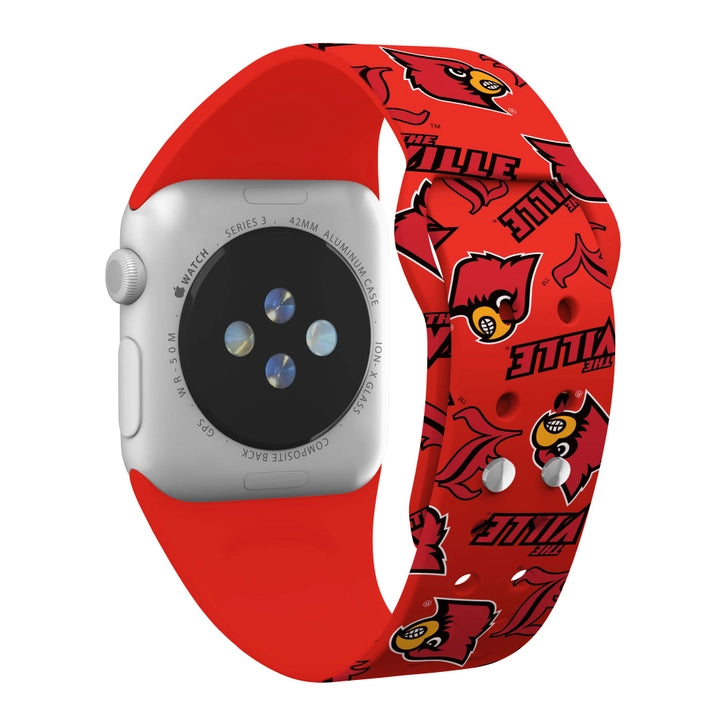 Louisville Cardinals HD Logo Apple Watch Band