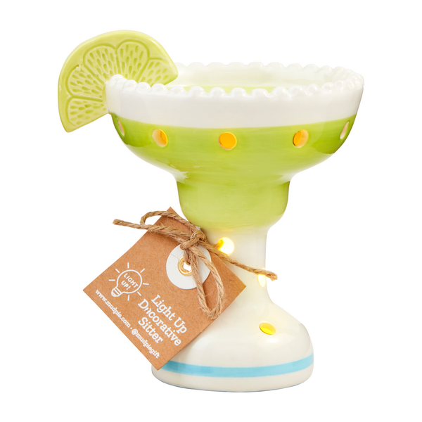 Mud Pie Light Up Margarita Sitter