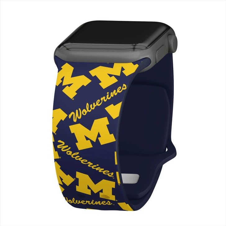 Michigan Wolverines HD Logo Apple Watch Band