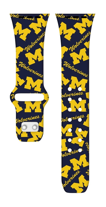 Michigan Wolverines HD Logo Apple Watch Band