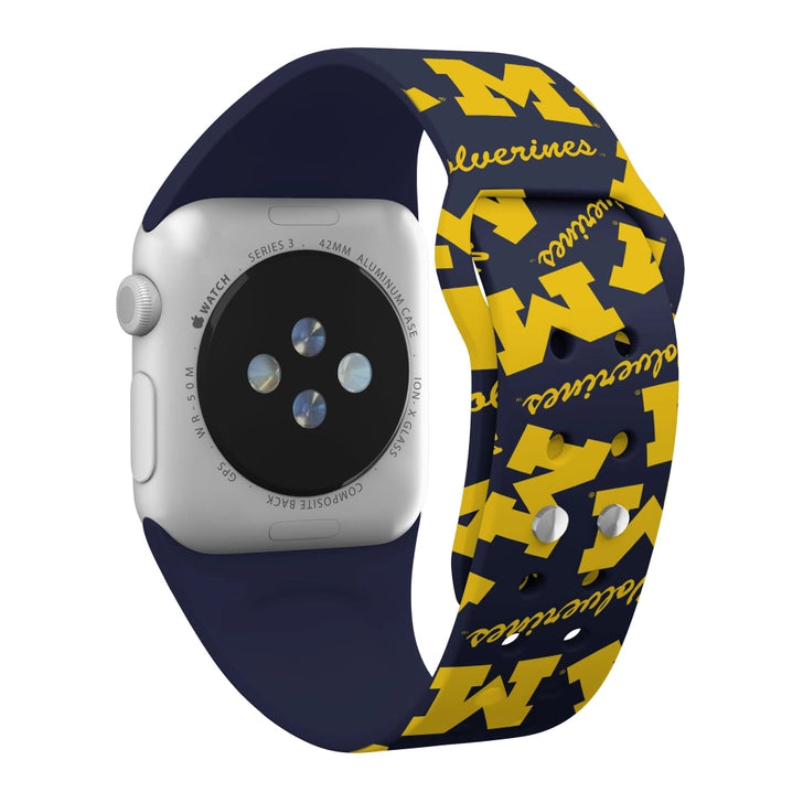 Michigan Wolverines HD Logo Apple Watch Band