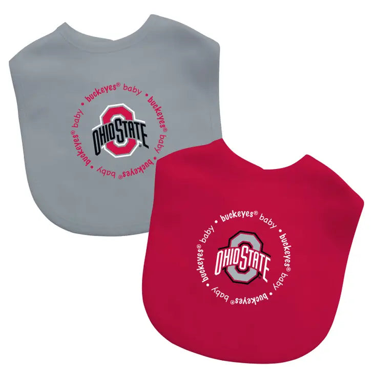 Ohio State Buckeyes-Baby Bibs 2-Pack