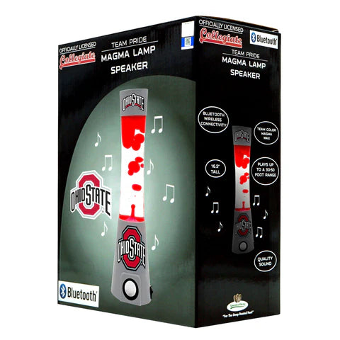 Ohio State Buckeyes Magma Lamp with Bluetooth Speaker