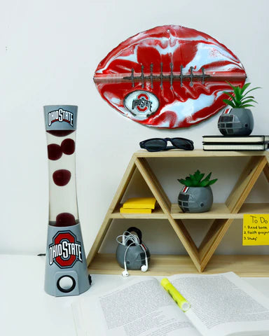 Ohio State Buckeyes Magma Lamp with Bluetooth Speaker