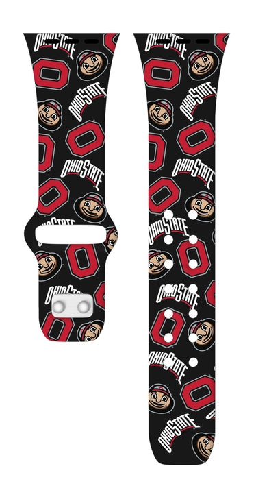 Ohio State Buckeyes HD Logo Apple Watch Band