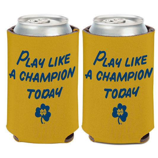 Notre Dame Fighting Irish Can Cooler Slogan Design