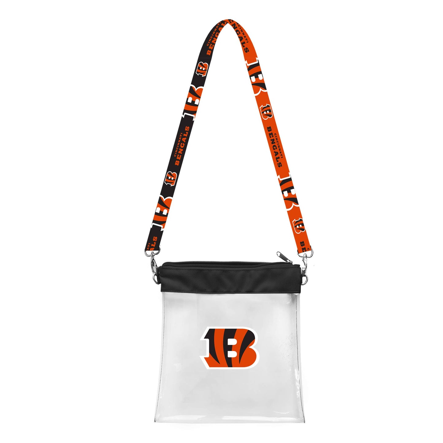 NFL Cincinnati Bengals Clear Pattern Strap Bag