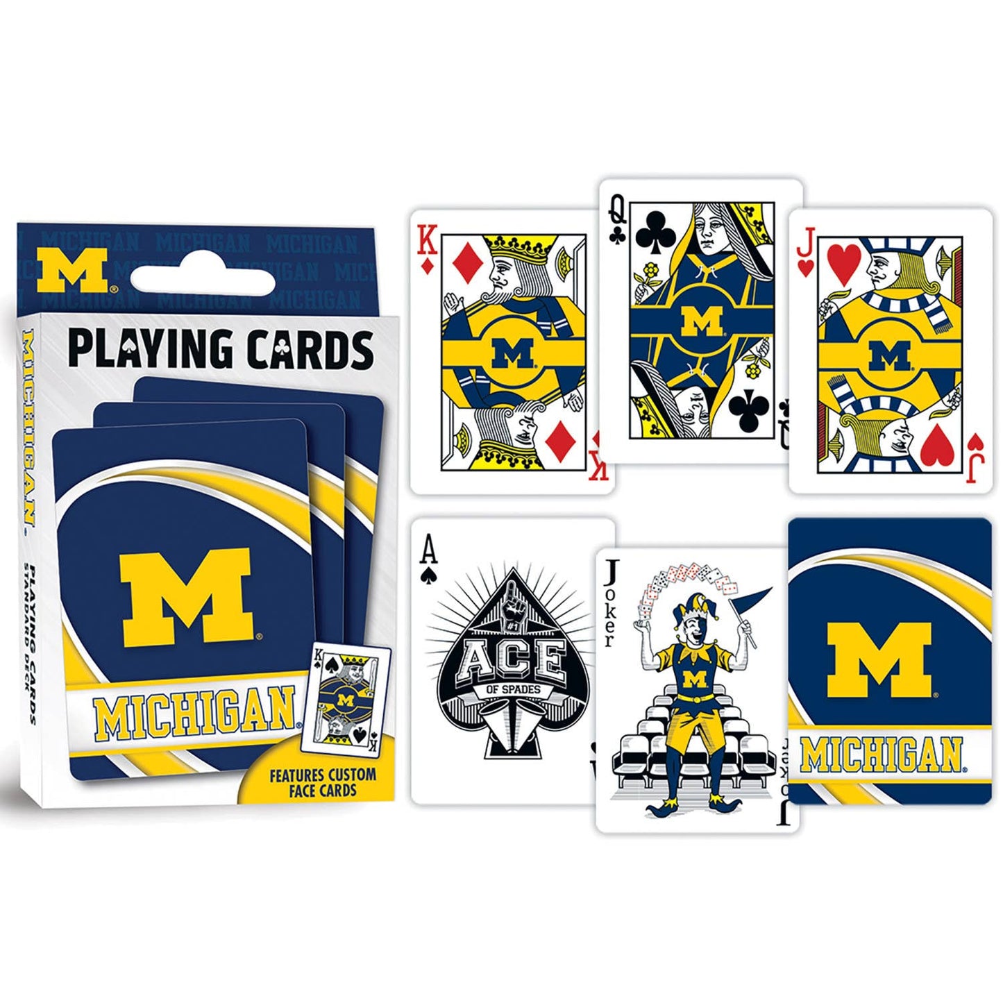 Michigan Wolverines Playing Cards