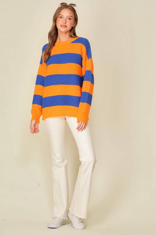 Game Day Stripe Sweater