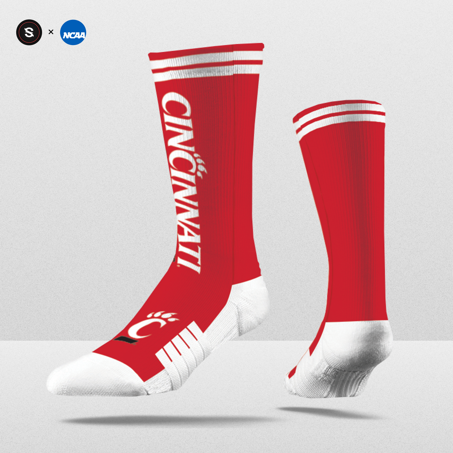 NCAA Script Crew Socks