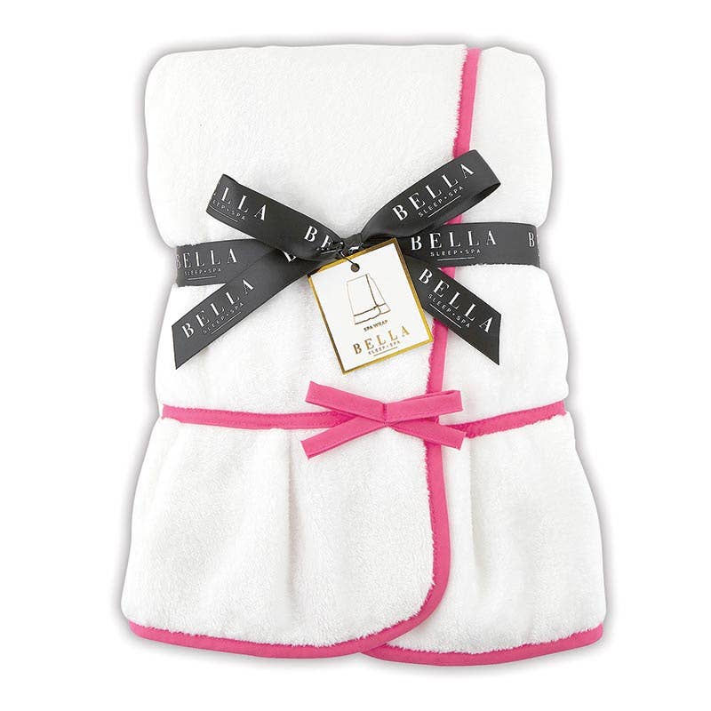 Plush Spa Wrap - Hot Pink