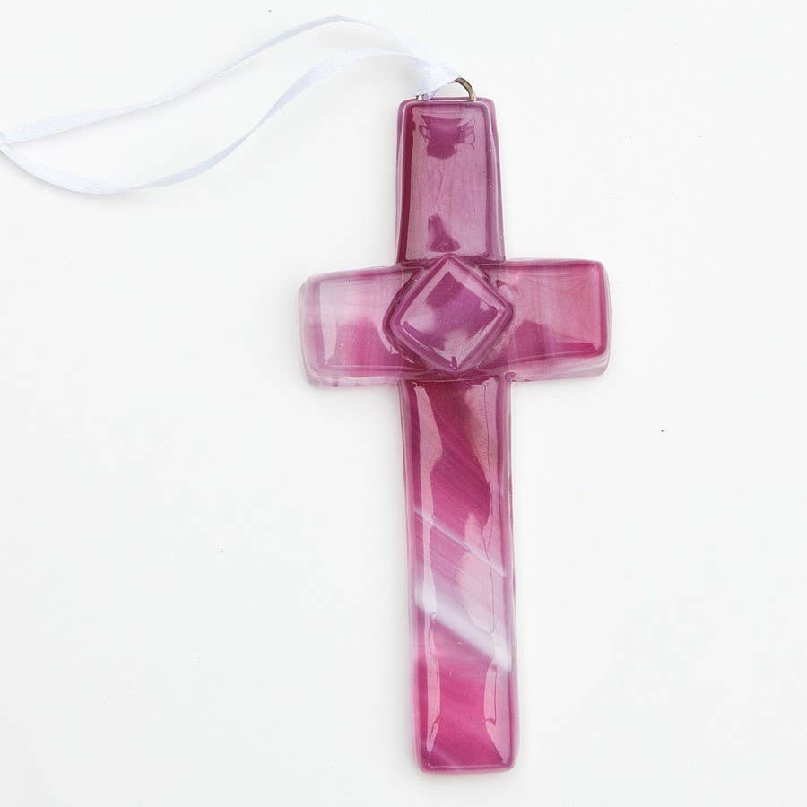 My Sister Cross: Handmade Glass 4418