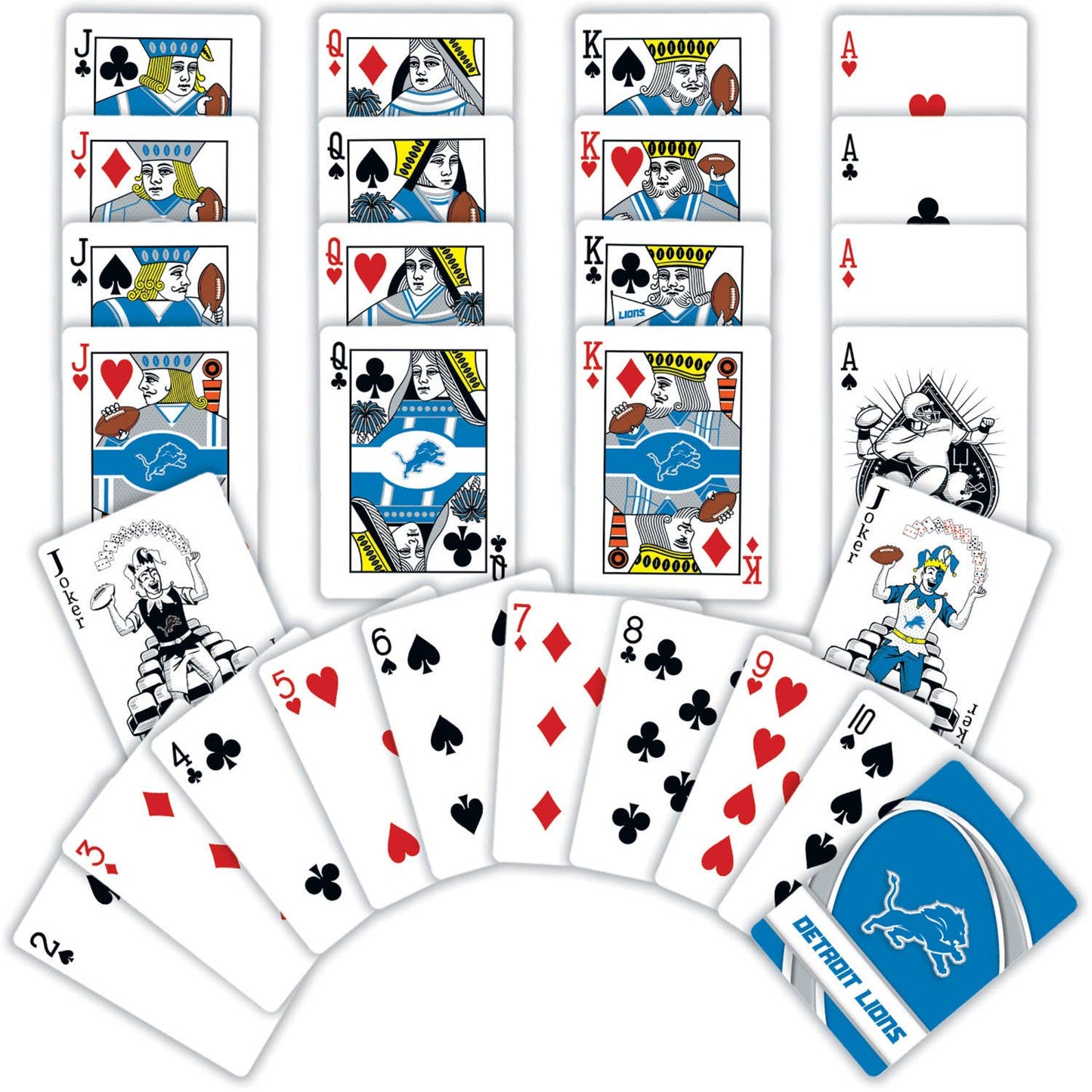 Detroit Lions Playing Cards