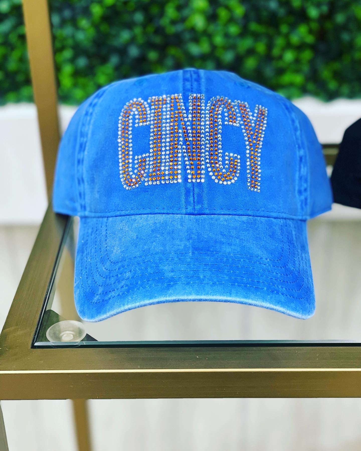 CINCY Rhinestone Ball Caps