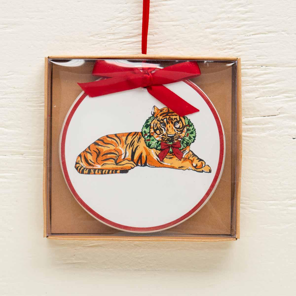 Tiger Wreath Ornament