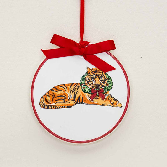 Tiger Wreath Ornament