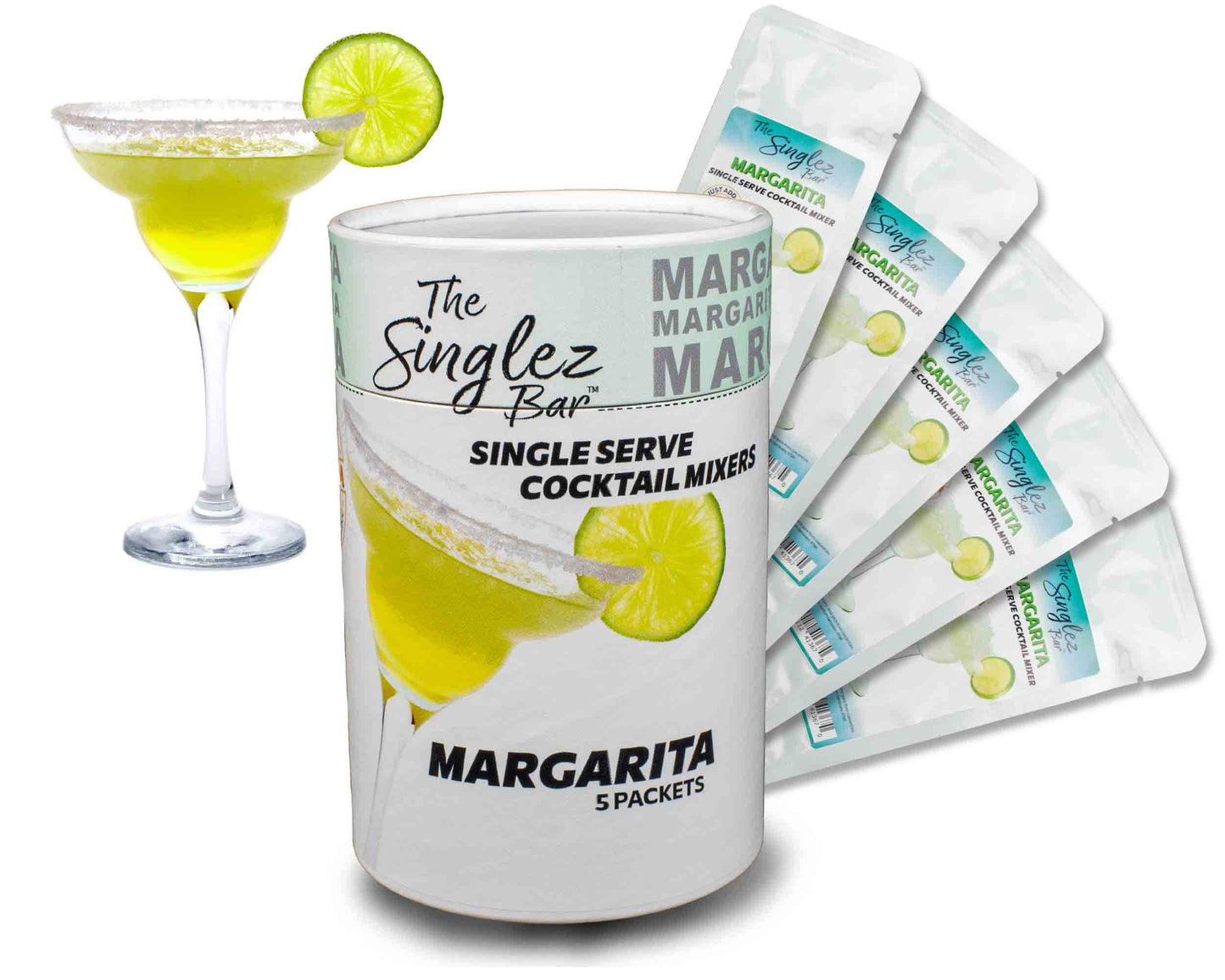 Margarita- 5-Pack Single Serve Mixers
